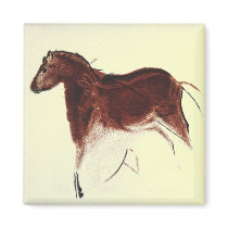 Vintage Wild Horse Cave Painting magnets