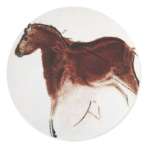 Vintage Wild Horse Cave Painting stickers