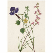 Vintage Wildflowers Photo Sculpture