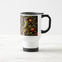 Vintage William Morris Woodpeckers Coffee Mug