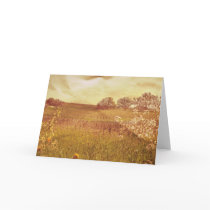 Vintage Winery Greeting Card