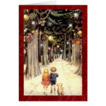Vintage Winter Wonderland Christmas Cards