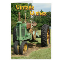 Vintage, Wishes-customise any occasion Greeting Card