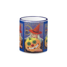 Vintage Witch Halloween Mug