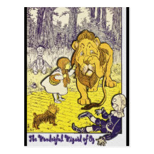 Vintage Wizard of Oz 1st Edition Print Post Cards