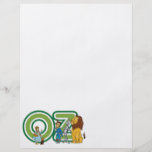 Vintage Wizard of Oz Characters and Letters Flyer