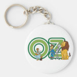 Vintage Wizard of Oz Characters and Letters Key Chain