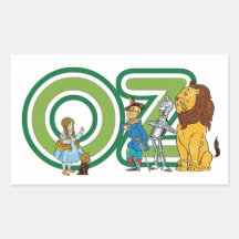 Vintage Wizard of Oz Characters and Letters Stickers