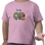 Vintage Wizard of Oz Characters and Letters Tee Shirt