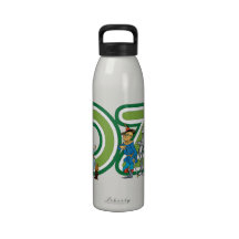 Vintage Wizard of Oz Characters and Letters Drinking Bottles