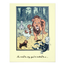 Vintage Wizard of Oz. Dorothy, Girl Birthday Party Custom Invite