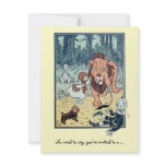Vintage Wizard of Oz Girl Birthday Invitation