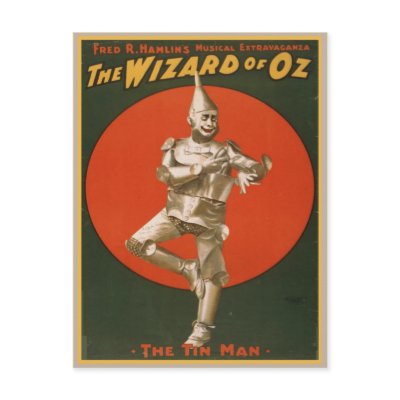 Vintage Wizard Of Oz Poster Post Card