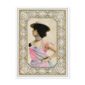 VIntage Woman Attitude Framed Postcards