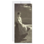 Vintage - Woman Looking Out To Sea rack cards