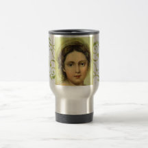 Vintage Woman's Face Cup Coffee Mug