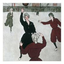 Vintage Women's Basketball Game Players Custom Invites