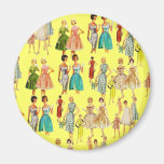 Vintage Women's Fashion Magnet