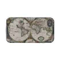 Vintage World Map iPhone 4 Case