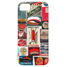 Vintage World Traveler Luggage Tags for Iphone5 iPhone 5 Covers