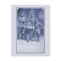 Vintage World War 1 photo German soldiers Post Card