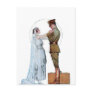 Vintage WWI Army Bride Postcards