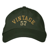 Vintage Year Embroidered Baseball Cap