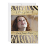 Vintage Zebra/Graduations Party Invitations
