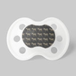 Vintage Zebra Pattern  Pacifier pacifiers