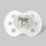 Vintage Zebra Polkadot Pacifier pacifiers