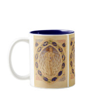 Vintage Zodiac Chart, 1416 Mug