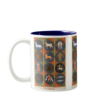 Vintage Zodiac Chart, 1475 Mugs