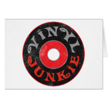 Vinyl Junkie Greeting Card
