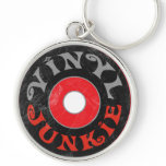 Vinyl Junkie keychains