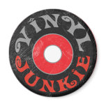 Vinyl Junkie magnets