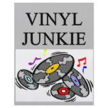 VINYL junkie record collector flyers