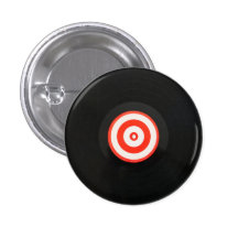 Vinyl LP record album button