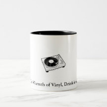 Vinyl mug.