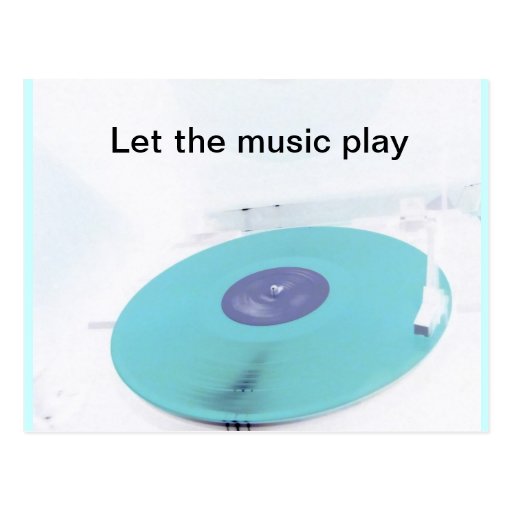 Vinyl Post Postkarte