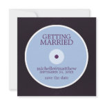 Vinyl Record Wedding Save the Date invitations