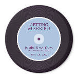 Vinyl Record Wedding Save the Date magnets