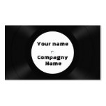 vinyl records business cards