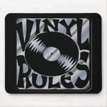 Vinyl Rules Mouse Pads