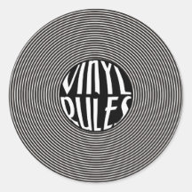 Vinyl Rules Stickers