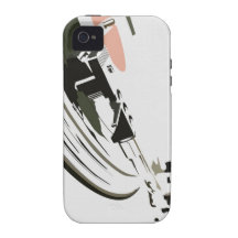 Vinyl Turntable Vibe iPhone 4 Case