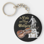 Viola & Mozart Keychain