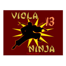 Viola Ninja Post Cards