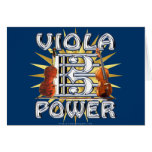 Viola Power Greeting Card