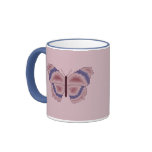 Violet and Mauve Butterfly Mug