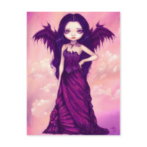 "Violet Angel" Postcard